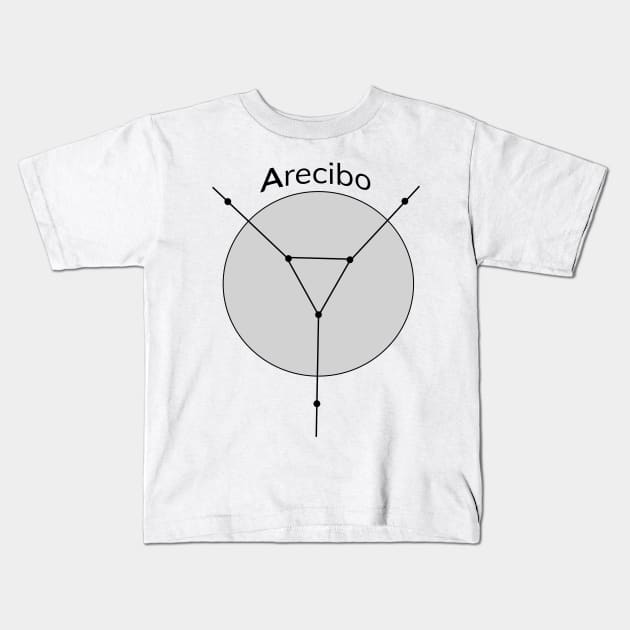 Arecibo Kids T-Shirt by GdotArroyo